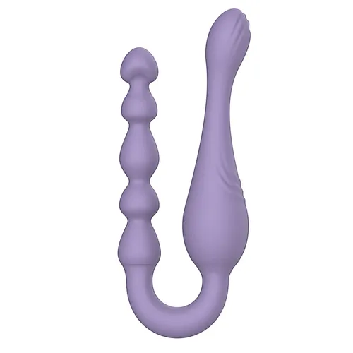 sex vibrator for women-WINYI Factory OEM ODM Wholesale 2023 new Double Head Vibrator anal bead hot selling wholesale g spot  sex toy U shaped 2 in1 wearable vibrator for women